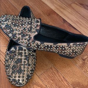 Steve Madden Shoes - Steve Madden leopard studded flats Steve Madden Shoes - Steve Madden leopard studded flats